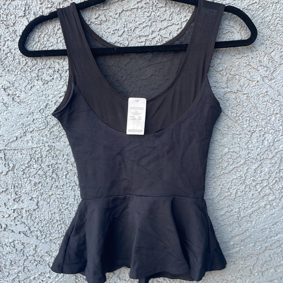 Bebe sequin & mesh sweetheart peplum tank - Picture 5 of 5